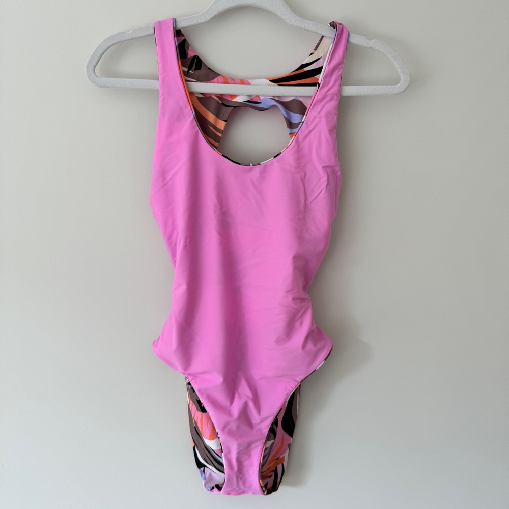 Free People Kikirio Open Back Reversible One Piece Swimsuit - Picture 4 of 6